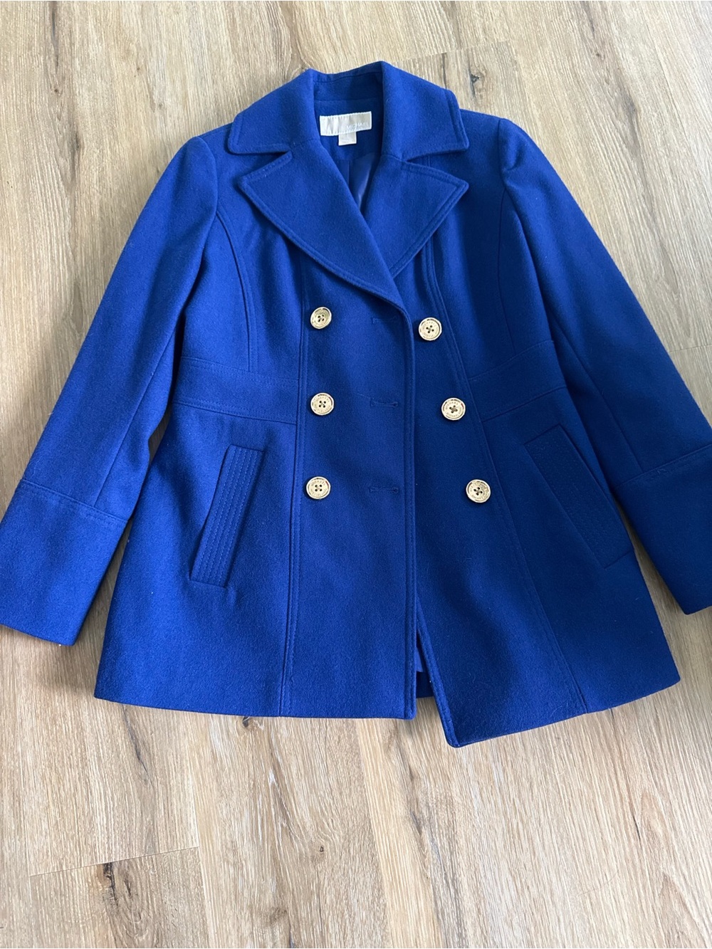 Michael Kors Royal Blue Pea Coat